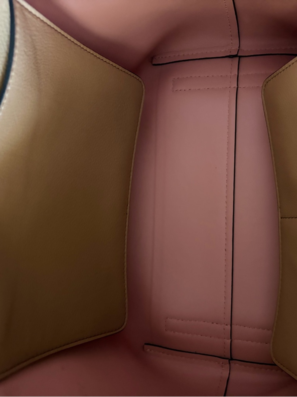 Burberry Tan Leather Tote with Multicolor Equestrian Motif - Picture 7 of 10